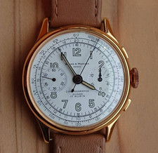 Orologio da uomo cronografo vintage Baume & Mercier a carica manuale di JP