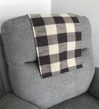 Copripoltrona Schienale Sedia Antimacassar ULTIMO COPRIPOLTRONA TWEED Grigio Avorio