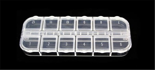 Scatola plastica 12 - in,