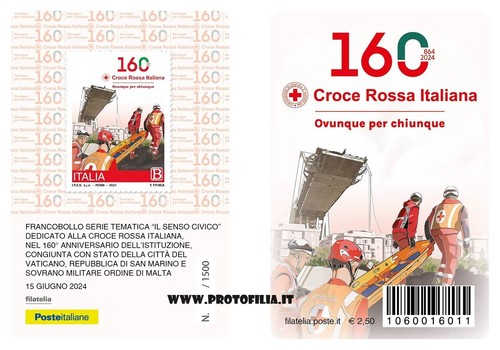Tessera filatelica italia 2024 - filatelica,