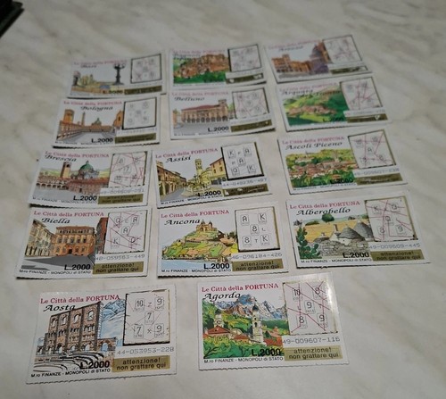 Lotto completo gratta vinci - gratta,