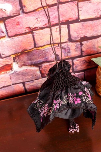 Borsa vintage piccola nera - borsa,
