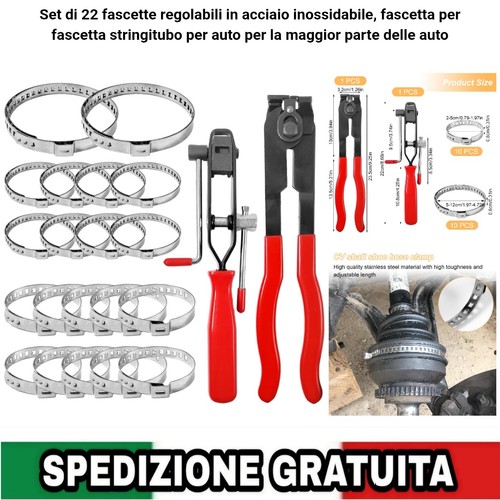Kit 22pz fascette stringitubo - kit,
