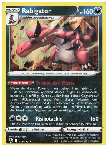 Krookodile 113 195 holo - krookodile,