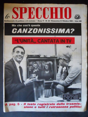 Specchio 1962 dario fo - specchio,