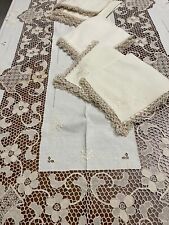 Antica tovaglia di puro lino