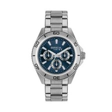 Orologio Breil Tribe Challenge EW0710 Uomo Acciaio Multifunzione Blu Watch 42mm