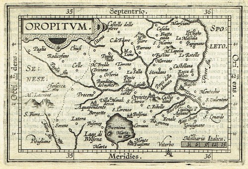 Orvieto terni ortelius 1602 - orvieto,