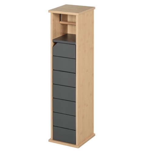 Homcom armadio bagno - homcom, porta