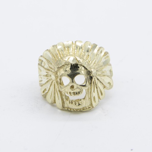 Anello con teschio taglio - con,