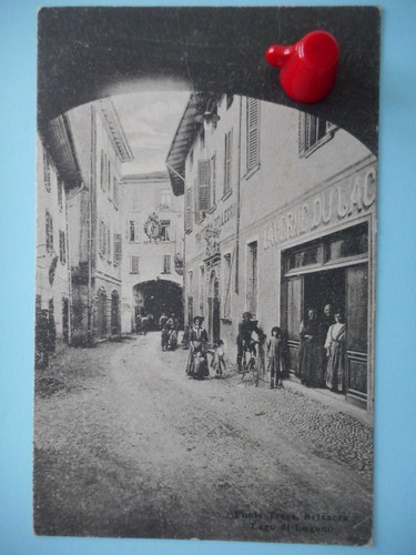 Cartolina ponte tresa lago - ponte,