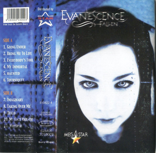 Evanescence fallen egypt - evanescence, k7