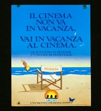 IL CINEMA UN POSTO DOVE ANDARE fotobusta poster Spiaggia Beah Sedia Regista H22