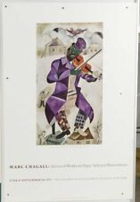MARC CHAGALL 1975 RARO POSTER
