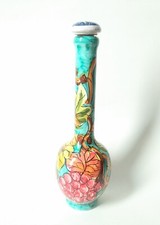 AVALLONE Vietri BOTTIGLIA Liquore CERAMICA limoncello UVA GIRASOLE LIMONI