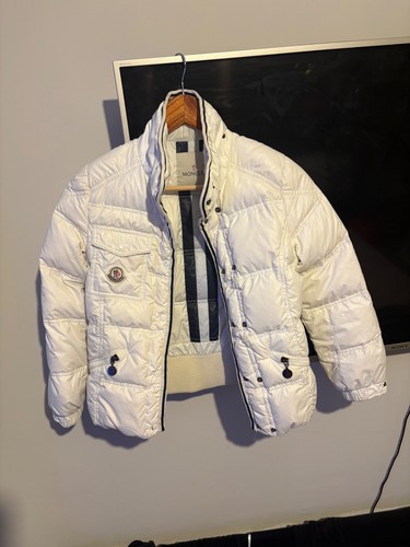 Moncler giacca bomber bianca - bomber,