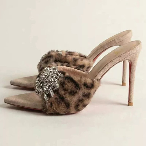 Sabot mule donna animalier - sabot,