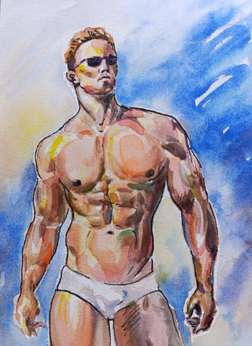 Dipinto originale nudo