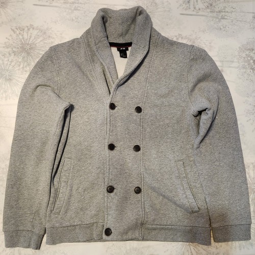Cardigan elegante grigia m - cardigan,