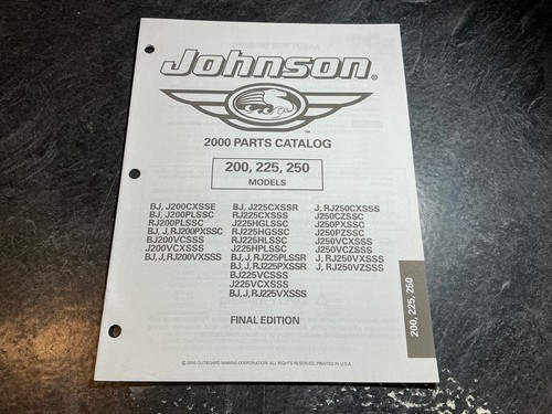 2000 johnson 200 225 250 - johnson, &