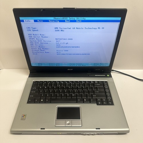 Acer aspire 5000 - acer, laptop
