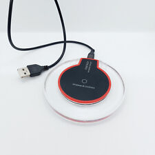 CARICATORE Charger WIRELESS CARICABATTERIE QI BASE per iPhone XIAOMI Samsung S20