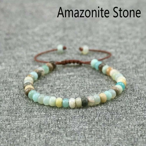 Bracciale pietra naturale semi