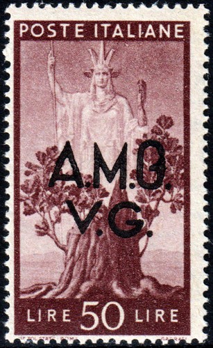 Amg 1945 lire 50 - -,