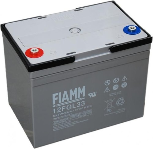 Batteria fiamm 12fgl33 12v - fiamm, 33a