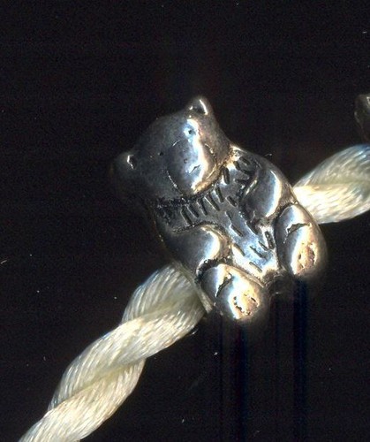 Ciondolo orsetto argento - ciondolo,