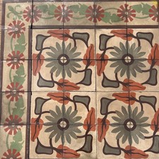 Cementine vecchie siciliane pavimento di recupero 7