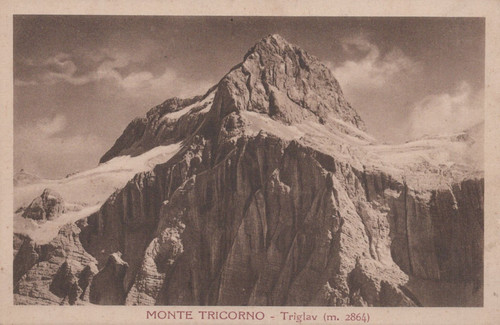 Cartolina monte tricorno - , alta