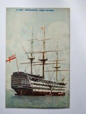 NAVE ship HMS VICTORY Portsmouth Royal Navy veliero old postcard 34301