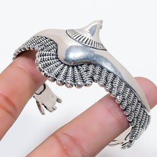 Bellissimo bracciale regolabile in argento sterling 925 design fatto a mano per regalo