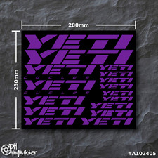 Yeti set adesivi viola | set