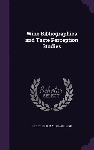 Teiser wine bibliographies - teiser,