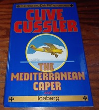 Clive Cussler / The Mediterranean Caper & Iceberg / 1995 1ST PRINT HBDJ