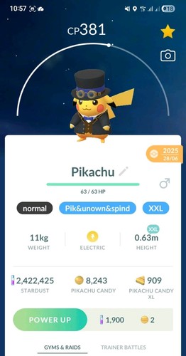 Pikachu - (monocolo, nastro