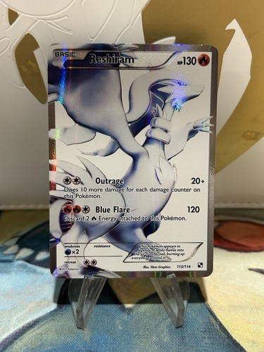 Reshiram 113 114 - pokemon, black