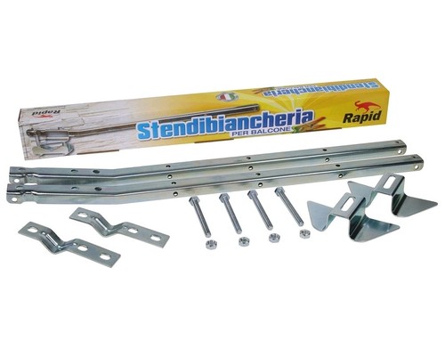 Coppia staffe stendibiancheria