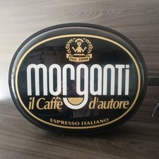 INSEGNA LUMINOSA CAFFÈ MORGANTI IL CAFFÈ D'AUTORE 