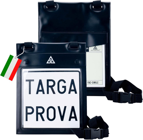 Porta targa prova - porta,