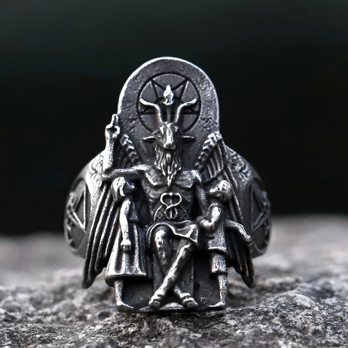 Anello vintage lucifero satana - vintage,