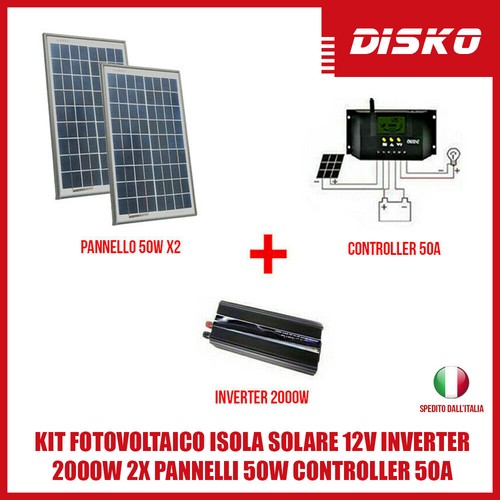 Kit fotovoltaico isola solare - isola,
