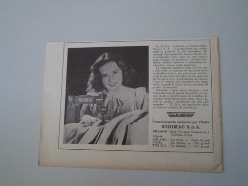 Advertising pubblicità 1951 - advertising,