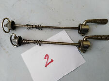 coppia sganci mozzi Campagnolo 2 open C gran sport epoca corsa eroica