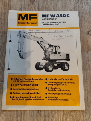 Brochure escavatore prospekt - brochure,