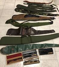 7 CUSTODIE 4 CARTUCCIERE 4 SET PULIZIA PER FUCILI DA CACCIA ANNI 90 BEN TENUTI