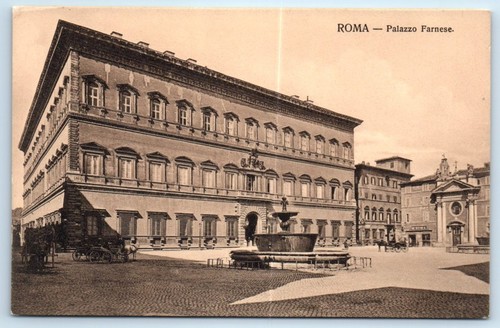 Cartolina palazzo farnese - palazzo,