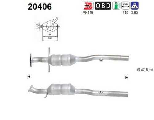 100 catalizzatore per - cv,